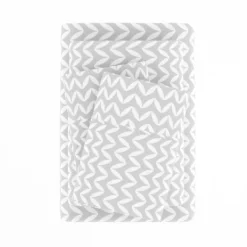 Bed Sheets-Kirkland's Home Gray And White Chevron 3-Pc. Twin Sheet Set Gray/White