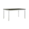 Dining Tables-Kirkland's Home Gray And White Two-Toned Wood Dining Table Gray/White