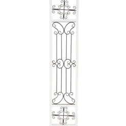 Wall Plaques-Kirkland's Home Gray Angelic Scrollwork Panel Wall Plaque Gray/Tan