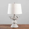Table Lamps-Kirkland's Home Gray Bird Bath Table Lamp Ivory