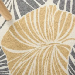 Outdoor Rugs-Kirkland's Home Gray Botanical Shells Outdoor Area Rug, 5X7 Gray/White/Yellow