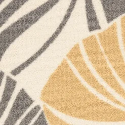 Outdoor Rugs-Kirkland's Home Gray Botanical Shells Outdoor Area Rug, 5X7 Gray/White/Yellow
