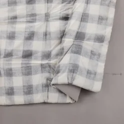 Comforters-Kirkland's Home Gray Buffalo Check 5-Pc. King Comforter Set Gray/White