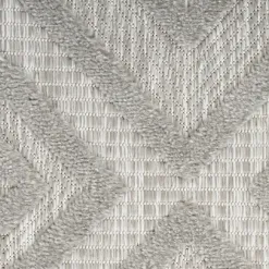 Outdoor Rugs-Kirkland's Home Gray Diamond Indoor/Outdoor Area Rug, 5X7 Silver