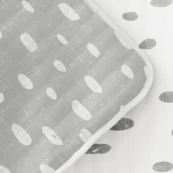 Quilts-Kirkland's Home Gray Dotted Reversible 3-Pc. Queen Quilt Set Gray/White