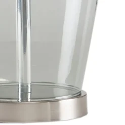 Table Lamps-Kirkland's Home Gray Glass Bold Table Lamps, Set Of 2 White