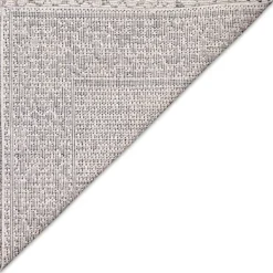 Outdoor Rugs-Kirkland's Home Gray Leopard Border Outdoor Area Rug, 7X10 Gray/Blue/Tan