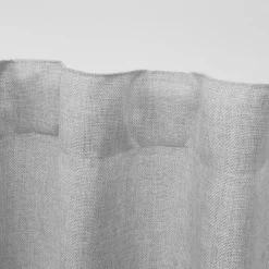 Curtains & Drapes-Kirkland's Home Gray Marl Blackout 2-Pc. Curtain Panel Set, 96 In. Gray/White