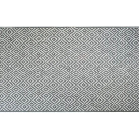 Outdoor Rugs-Kirkland's Home Gray Medallion Devora Indoor/Outdoor Area Rug, 5X7 Blue/Gray