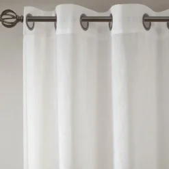 Curtains & Drapes-Kirkland's Home Gray Modern Stripes Curtain Panel, 84 In. Gray/White