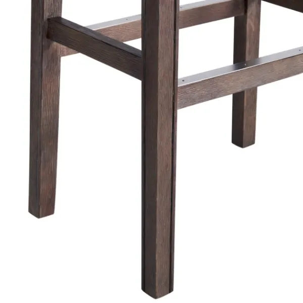 Bar Stools & Counter Height Stools-Kirkland's Home Gray Nailhead Trim Saddle Bar Stools, Set Of 2