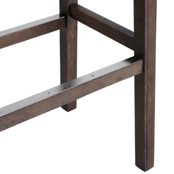 Bar Stools & Counter Height Stools-Kirkland's Home Gray Nailhead Trim Saddle Bar Stools, Set Of 2