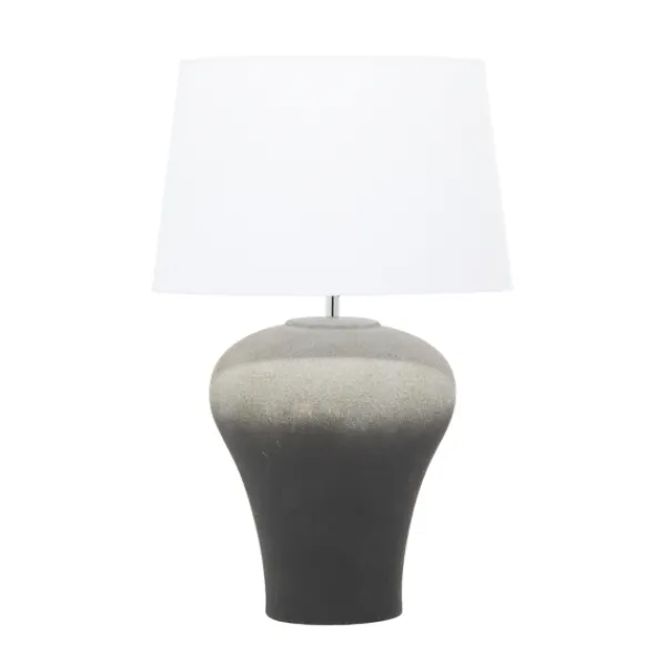 Table Lamps-Kirkland's Home Gray Ombre Ceramic Table Lamp White