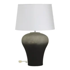 Table Lamps-Kirkland's Home Gray Ombre Ceramic Table Lamp White