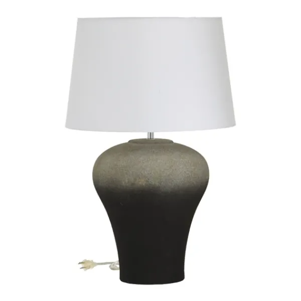 Table Lamps-Kirkland's Home Gray Ombre Ceramic Table Lamp White