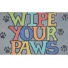 Doormats-Kirkland's Home Gray Paw Stitched Doormat Multi