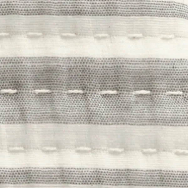 Blankets & Throws-Kirkland's Home Gray Pick Stitch Stripe Decorative Throw Gray/White