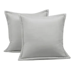 Comforters-Kirkland's Home Gray Pintuck Stripe Full/Queen 5-Pc. Comforter Set Gray/White
