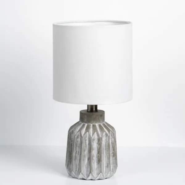 Table Lamps-Kirkland's Home Gray Ridge Table Lamp White