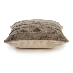 Pillows-Kirkland's Home Gray Textured Gradient Pillow Gray/Tan