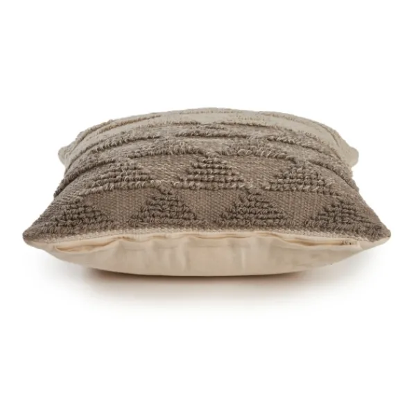 Pillows-Kirkland's Home Gray Textured Gradient Pillow Gray/Tan