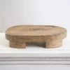 Decorative Accents-Kirkland's Home Gray Wash Mango Wood Riser