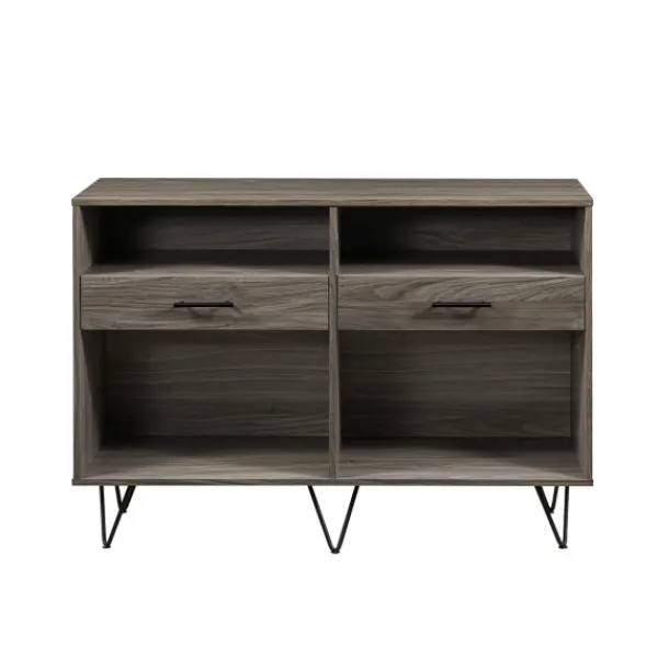 Console Tables-Kirkland's Home Gray Weathered Farmhouse Table Console