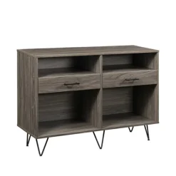 Console Tables-Kirkland's Home Gray Weathered Farmhouse Table Console