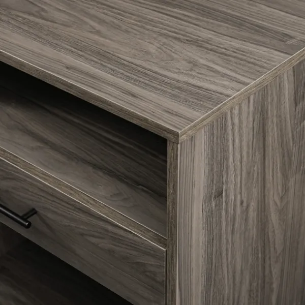 Console Tables-Kirkland's Home Gray Weathered Farmhouse Table Console