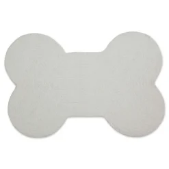 Kitchen & Floor Mats-Kirkland's Home Gray Woof Bone Pet Bowl Mat Gray/White