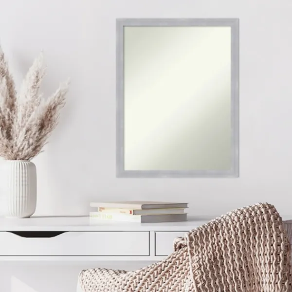 Decorative Mirrors-Kirkland's Home Grayson Brushed Nickel Framed Wall Mirror