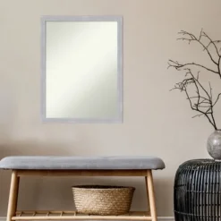 Decorative Mirrors-Kirkland's Home Grayson Brushed Nickel Framed Wall Mirror