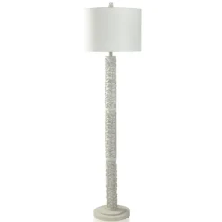 Floor Lamps-Kirkland's Home Greecian Leaves Floor Lamp White