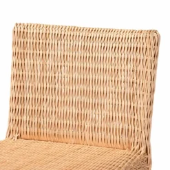 Bar Stools & Counter Height Stools-Kirkland's Home Greek Natural Rat Woven Counter Stool Tan