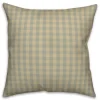 Pillows-Kirkland's Home Green And Yellow Plaid Pillow Green/Yellow