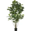 Trees & Topiaries-Kirkland's Home Green Fiddle Leaf Tree, 5 Ft.