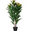 Trees & Topiaries-Kirkland's Home Green Myrtle Tree In Black Planter