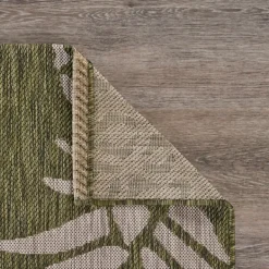 Outdoor Rugs-Kirkland's Home Green Pineapple Outdoor Area Rug, 7X9 Green/Gray