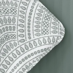 Quilts-Kirkland's Home Green Scalloped Reversible 3-Pc. King Quilt Set Green/White