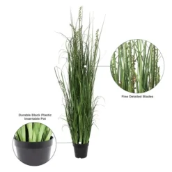 Trees & Topiaries-Kirkland's Home Green Sheep Grass Potted Plant