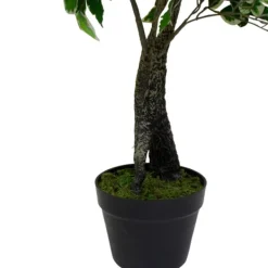 Trees & Topiaries-Kirkland's Home Green Variegated Leaf Ficus Tree