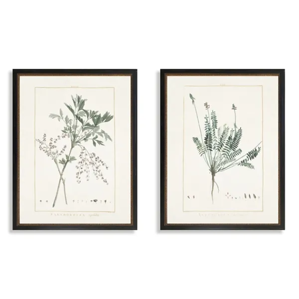 Framed Art-Kirkland's Home Greenery I Framed Art Prints, Set Of 2 Ivory