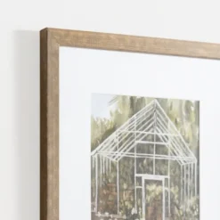 Framed Art-Kirkland's Home Greenhouse Garden Framed Art Prints, Set Of 2 Green/White/Brown