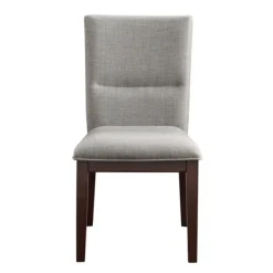 Dining Chairs-Kirkland's Home Greige And Walnut Dining Chairs, Set Of 2 Tan/Gray