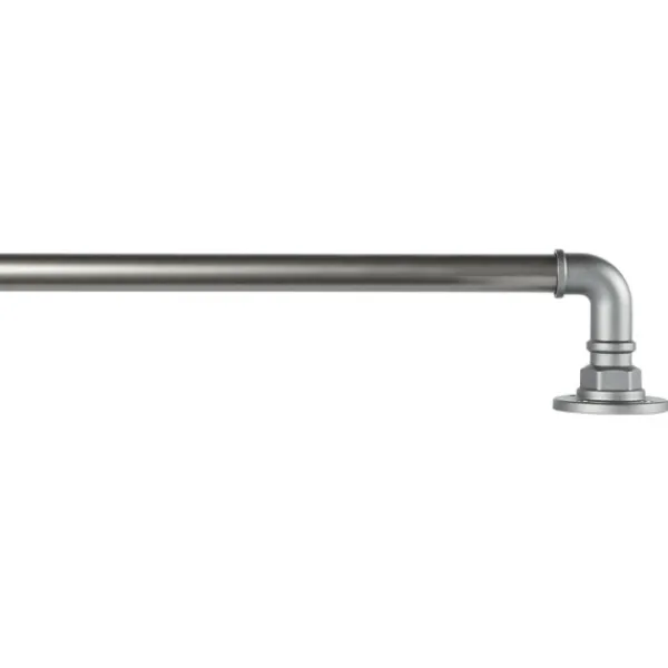 Curtain Rods & Hardware-Kirkland's Home Gunmetal Hyde Wrap Around Curtain Rod, 120 In.