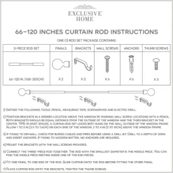 Curtain Rods & Hardware-Kirkland's Home Gunmetal Open Sphere Curtain Rod, 120 In.
