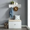 Entryway Furniture-Kirkland's Home Halie Modern Upholstered 2-Pc. Hall Tree Set