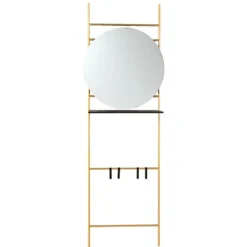 Wall Storage-Kirkland's Home Hall And Entryway Ladder Wall Organizer