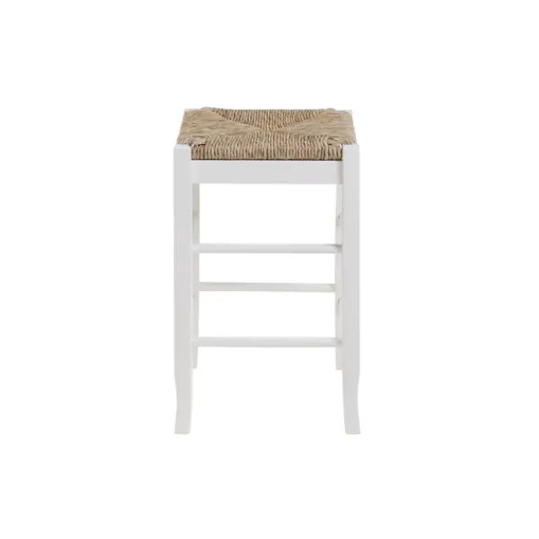 Bar Stools & Counter Height Stools-Kirkland's Home Handwoven Counter Stool White