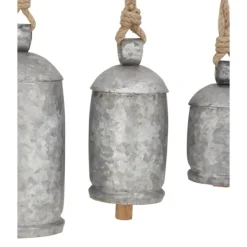 Decorative Accents-Kirkland's Home Hanging Decorative Bells, Set Of 3 Silver